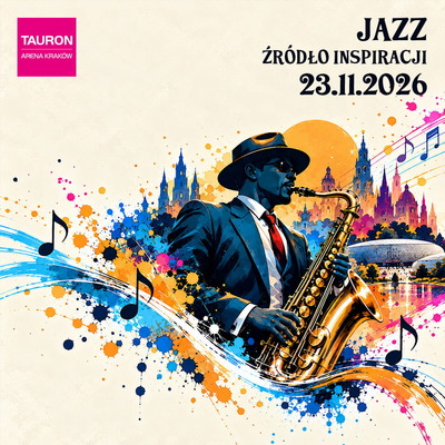 Plakat wydarzenia:  Poznaj Muzykę w Arenie: Jazz - klasy: V-VIII